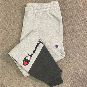 Champion Kids Light Gray and Dark Gray Joggers